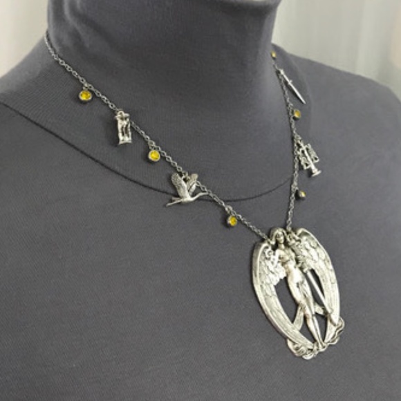 “Nemesis: Goddess of Retribution" Greek Roman Mythology Handmade Necklace, Sword - Picture 9 of 15